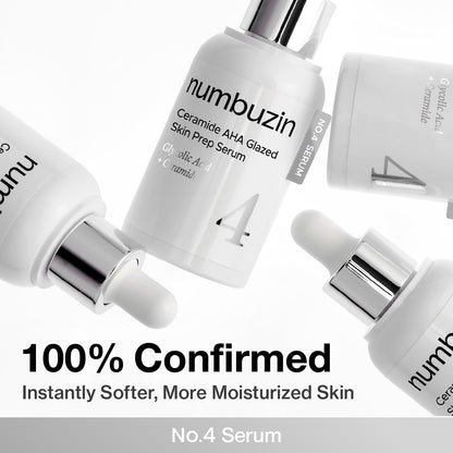 No. 4 Ceramide AHA Glazed Skin Prep Serum