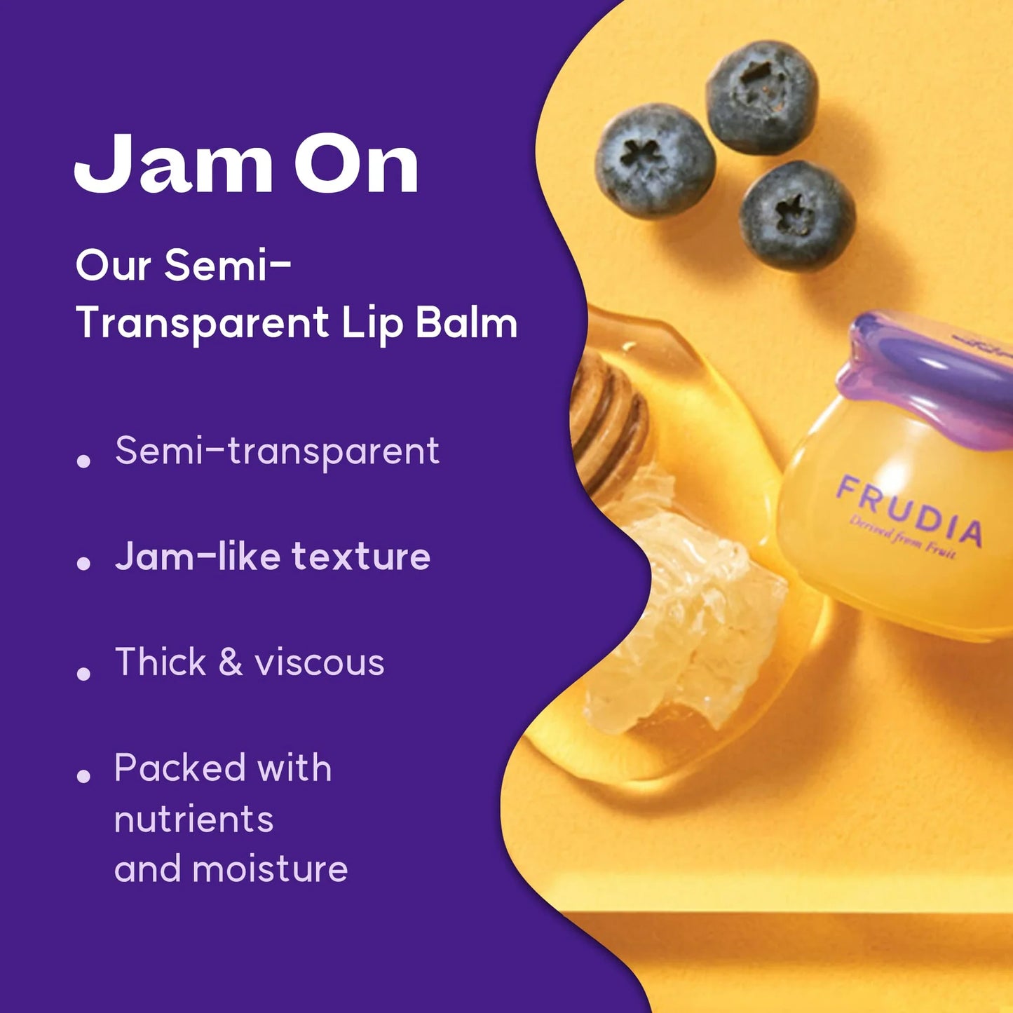 Blueberry Hydrating Honey Lip Balm