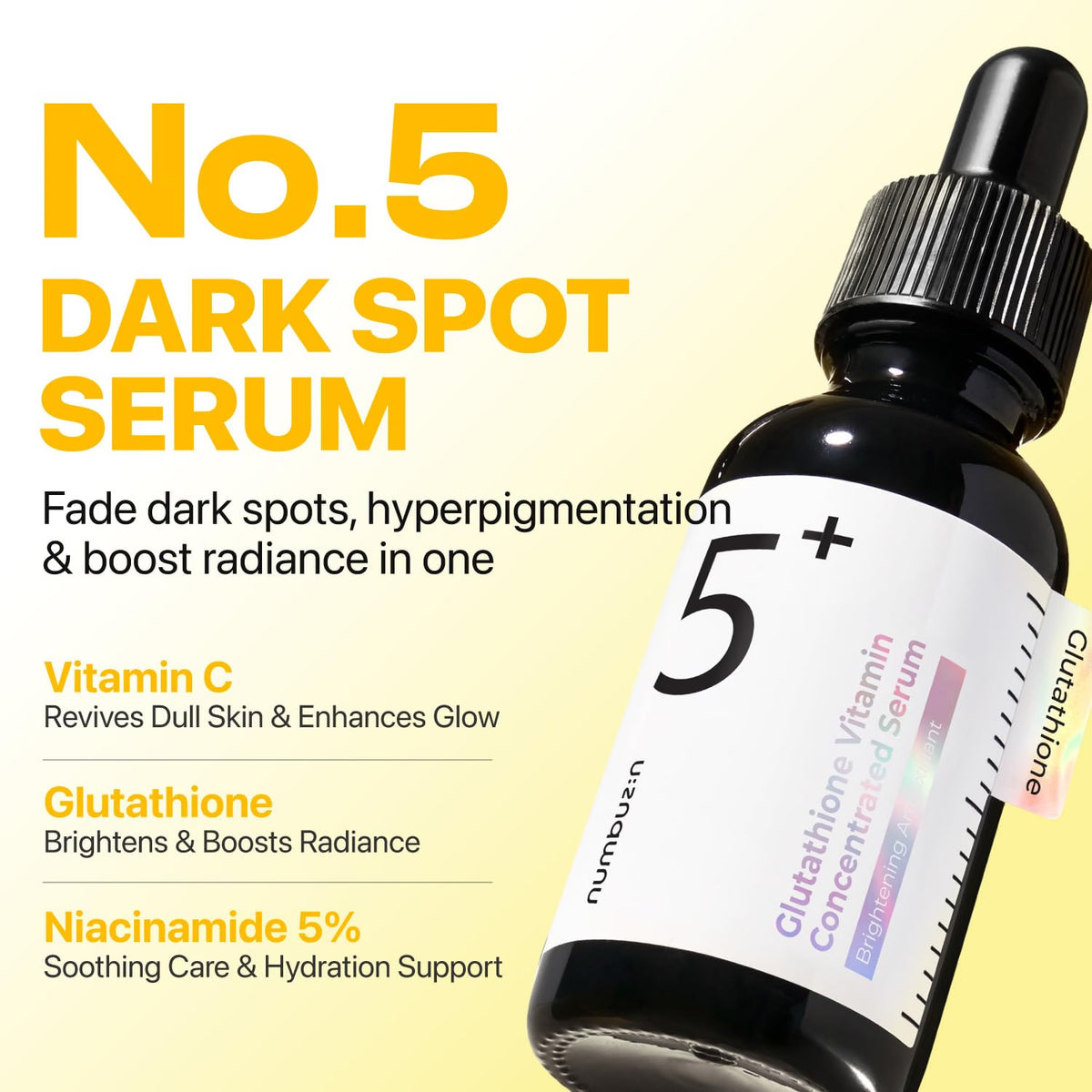 No. 5+ Glutathione Vitamin Concentrated Serum