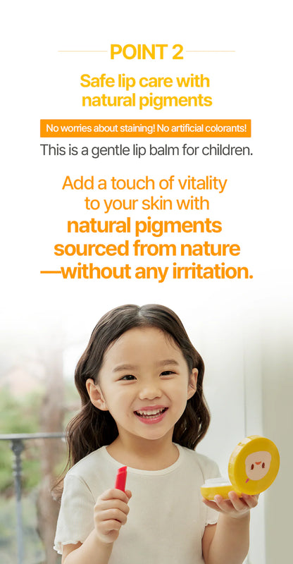 Kids Colour Lip Balm in Red