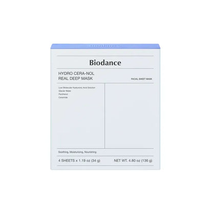 Hydro Cera-nol Real Deep Mask, set of 4