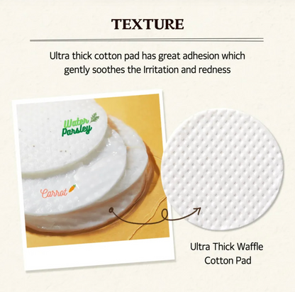 Carrot Carotene Calming Water Pad, 60 pads