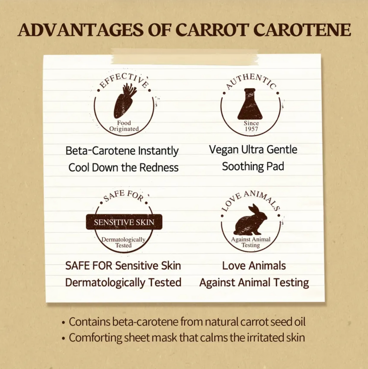 Carrot Carotene Mask