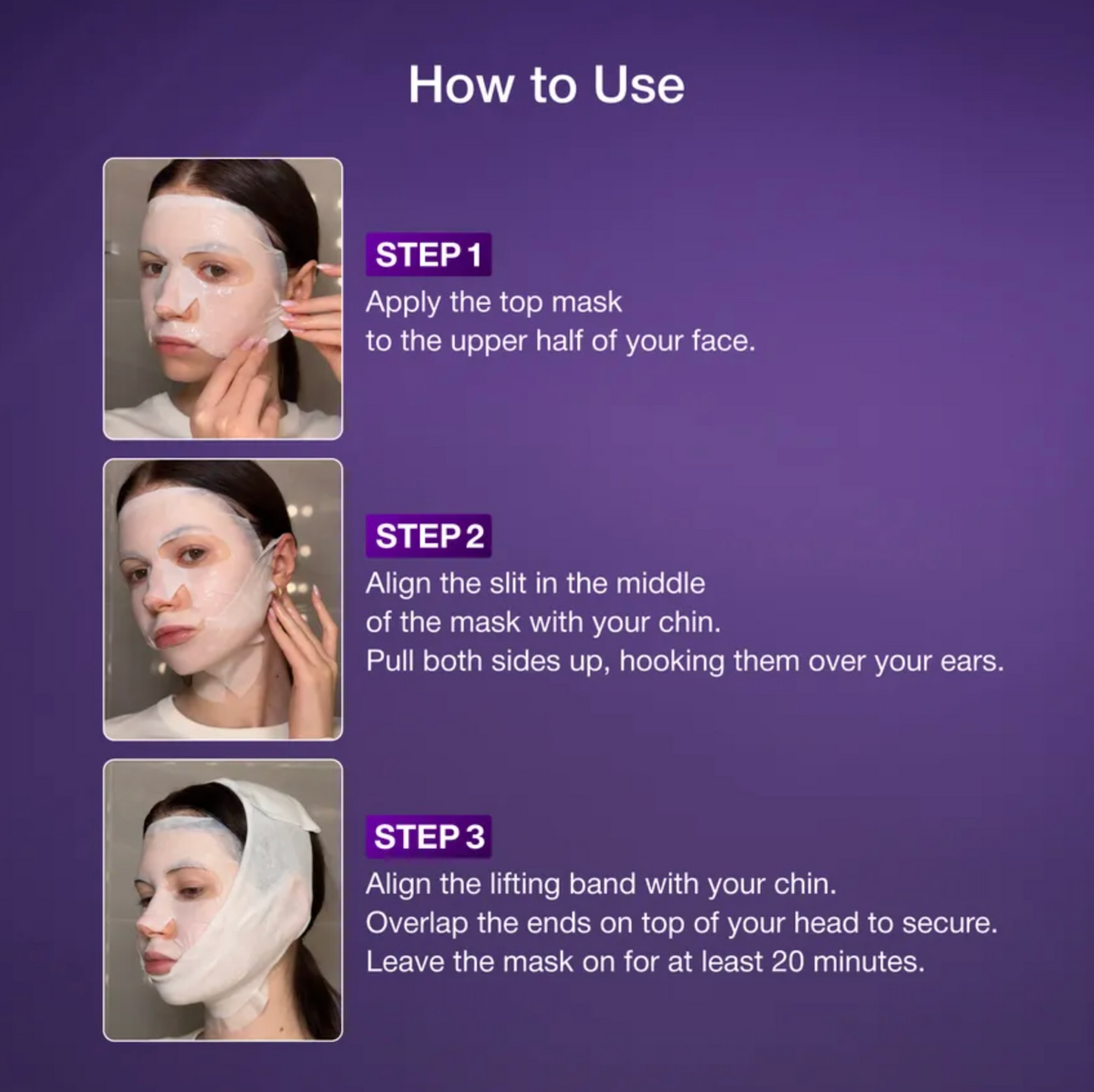 NAD+ BIO Lifting-sil Full Face Mask, single