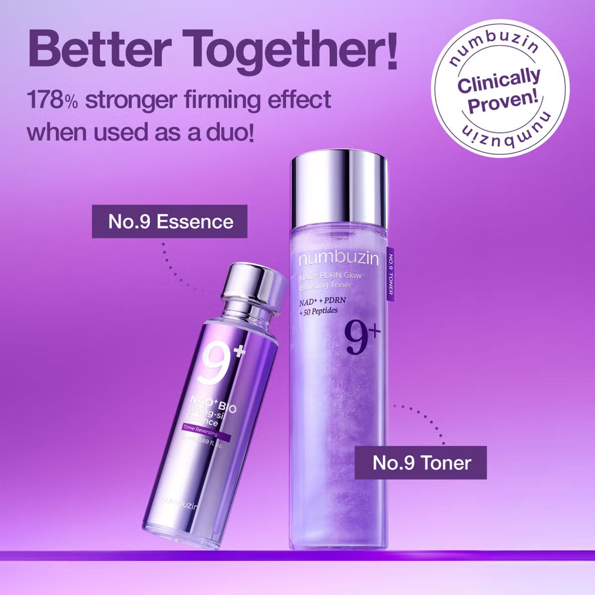 No.9 NAD+ PDRN Glow Boosting Toner