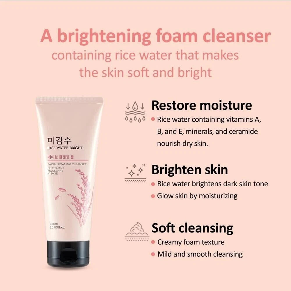 Rice Water Bright Foaming Cleanser