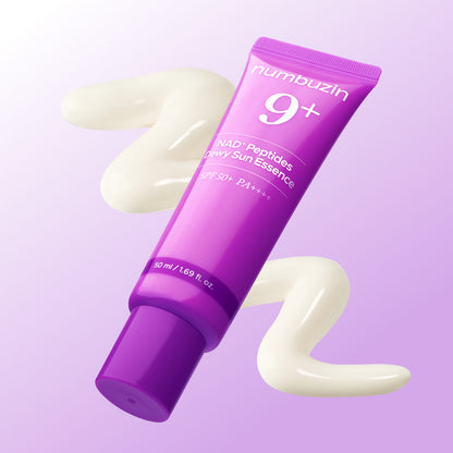 No.9 NAD Peptides Dewy Sun Essence, SPF 50+ PA++++